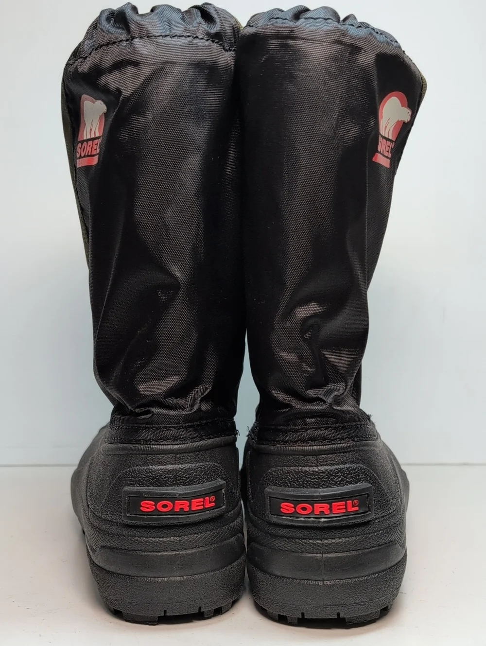 Sorel ice Fox slip-on winter olive Winter Snow Boots youth/big boy size 4 EU 35